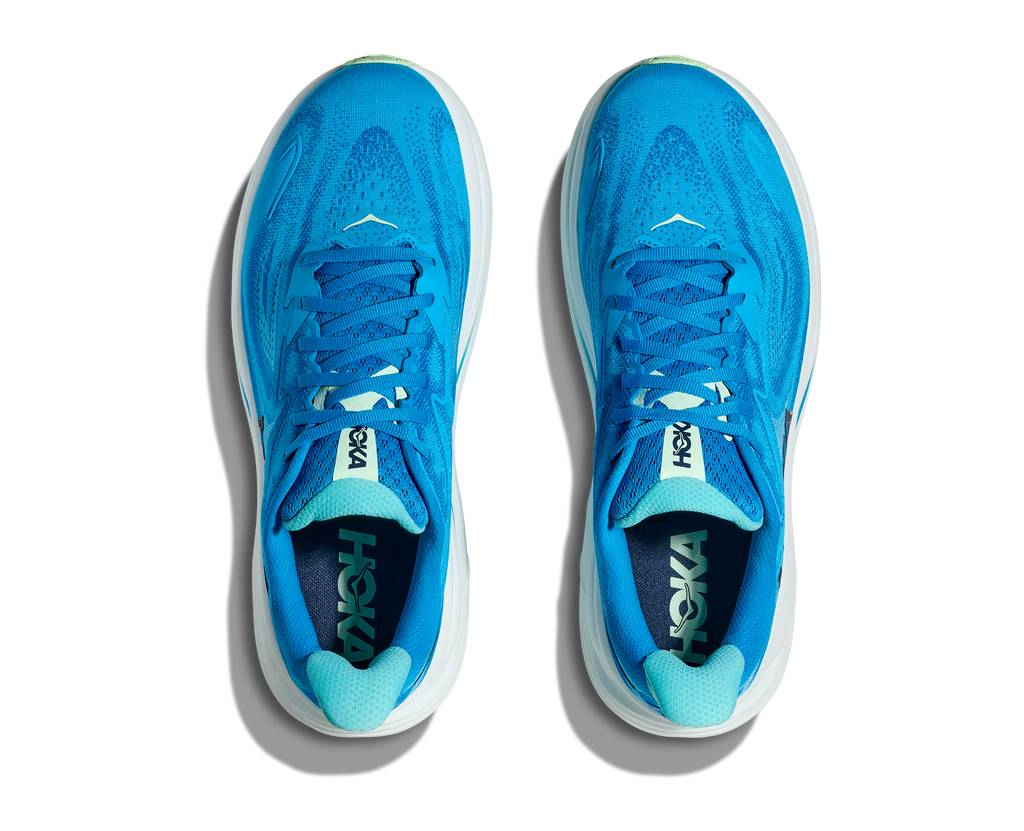  Men's Clifton 10 WIDE (HSK - Hoka Blue/Skyward Blue)