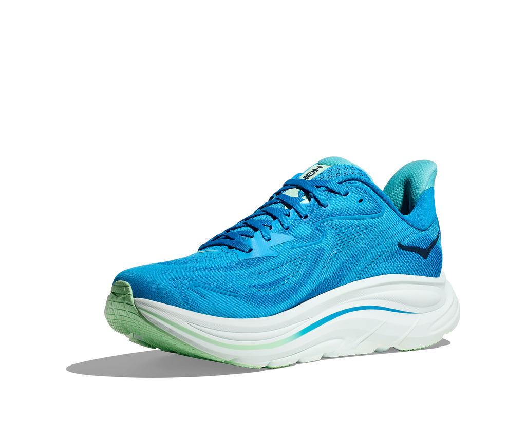  Men's Clifton 10 WIDE (HSK - Hoka Blue/Skyward Blue)
