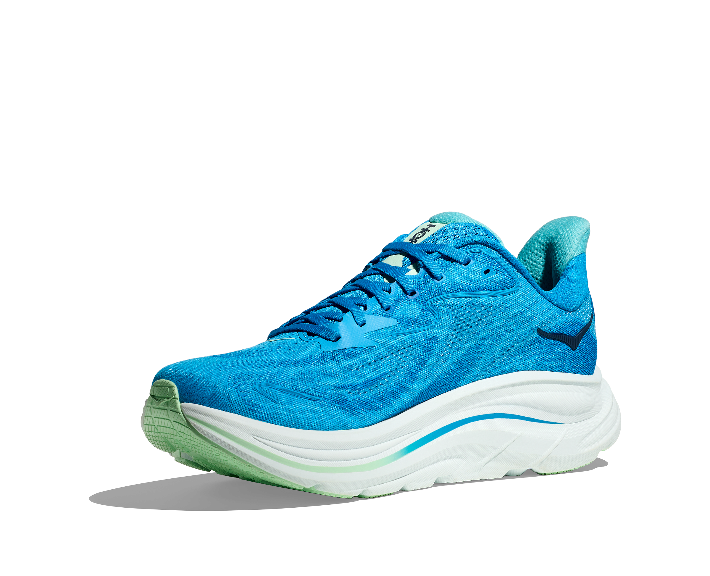  Men's Clifton 10 WIDE (HSK - Hoka Blue/Skyward Blue)