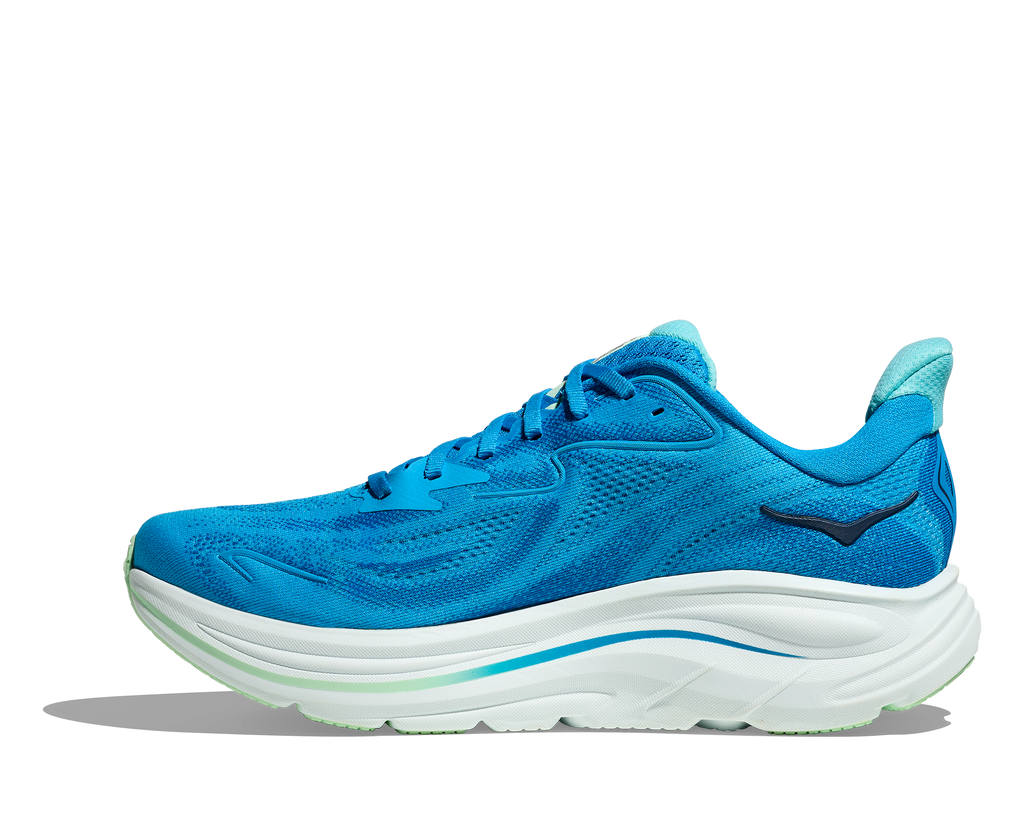  Men's Clifton 10 WIDE (HSK - Hoka Blue/Skyward Blue)