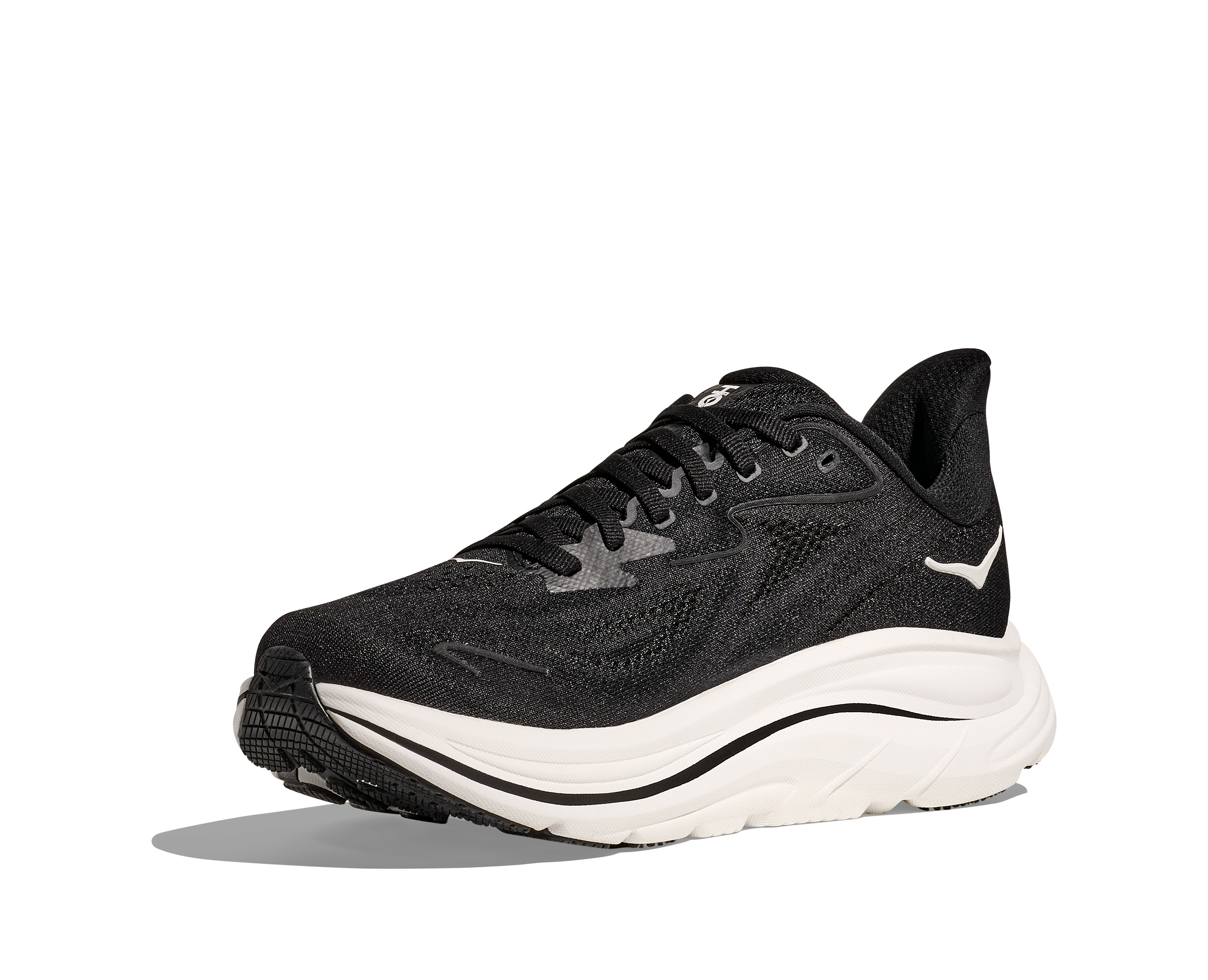 Hoka Women's Clifton 10 EXTRA WIDE (BWHT - Black/White)