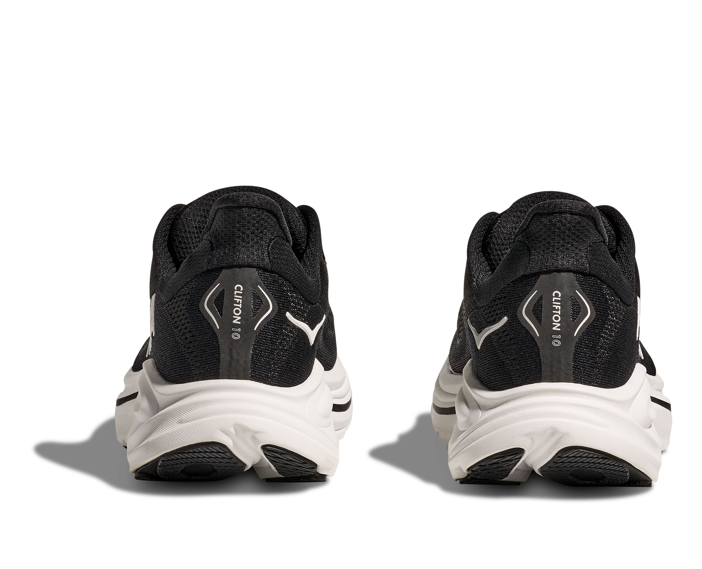 Hoka Women's Clifton 10 EXTRA WIDE (BWHT - Black/White)