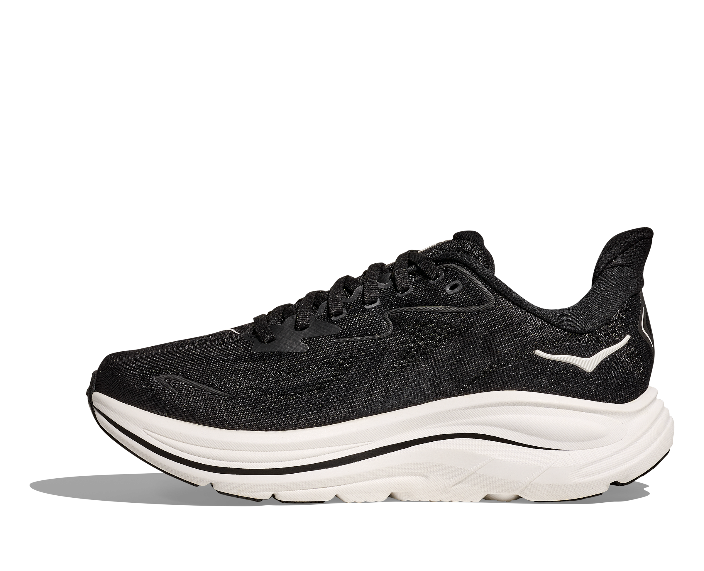 Hoka Women's Clifton 10 EXTRA WIDE (BWHT - Black/White)