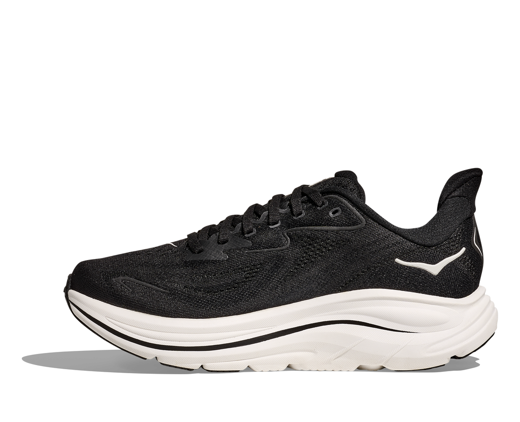 Hoka Women's Clifton 10 WIDE (BWHT - Black/White)