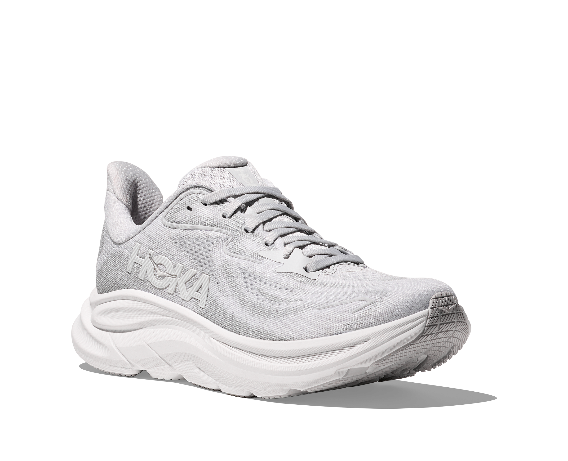 Hoka Women's Clifton 10 WIDE (CRDS - Cosmic Grey/Stardust)
