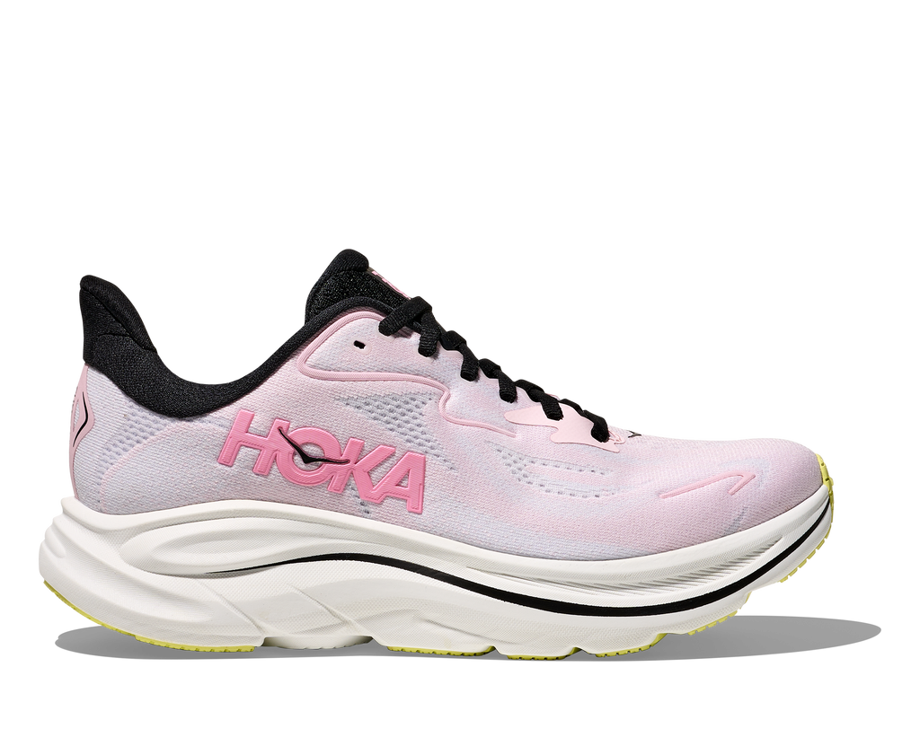 Hoka Women's Clifton 10 WIDE (CTNS - Carnation/Starlight Glow)
