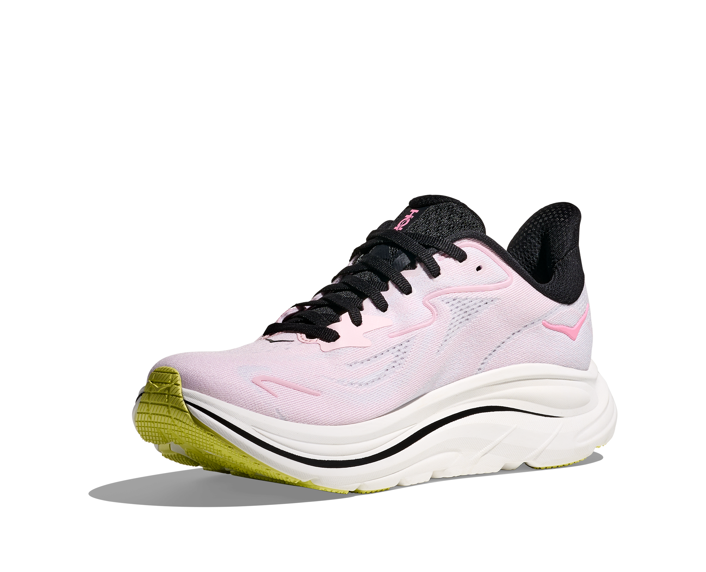 Hoka Women's Clifton 10 WIDE (CTNS - Carnation/Starlight Glow)