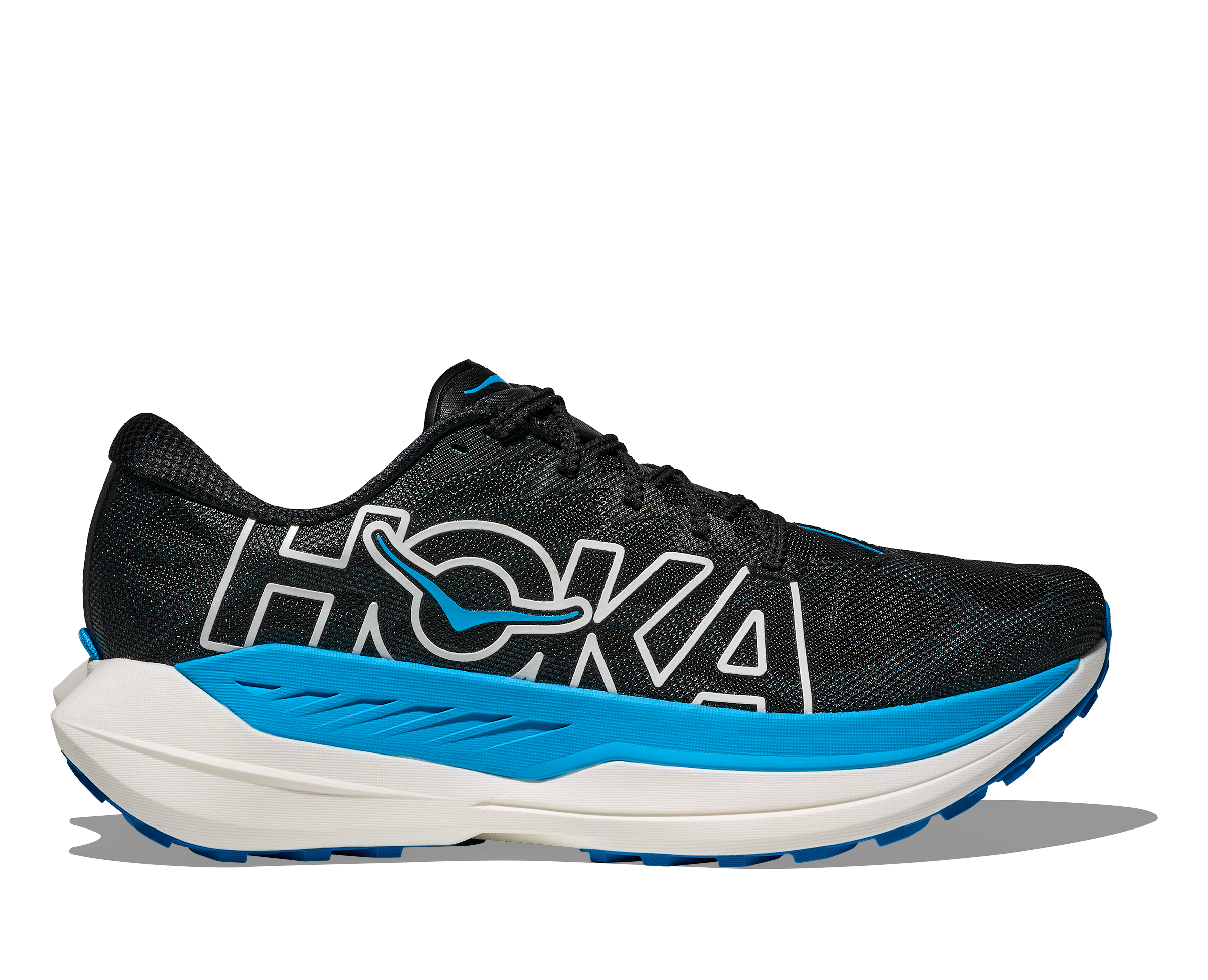 Hoka Men's Rocket X Trail (BKSK - Black/Skyward Blue)