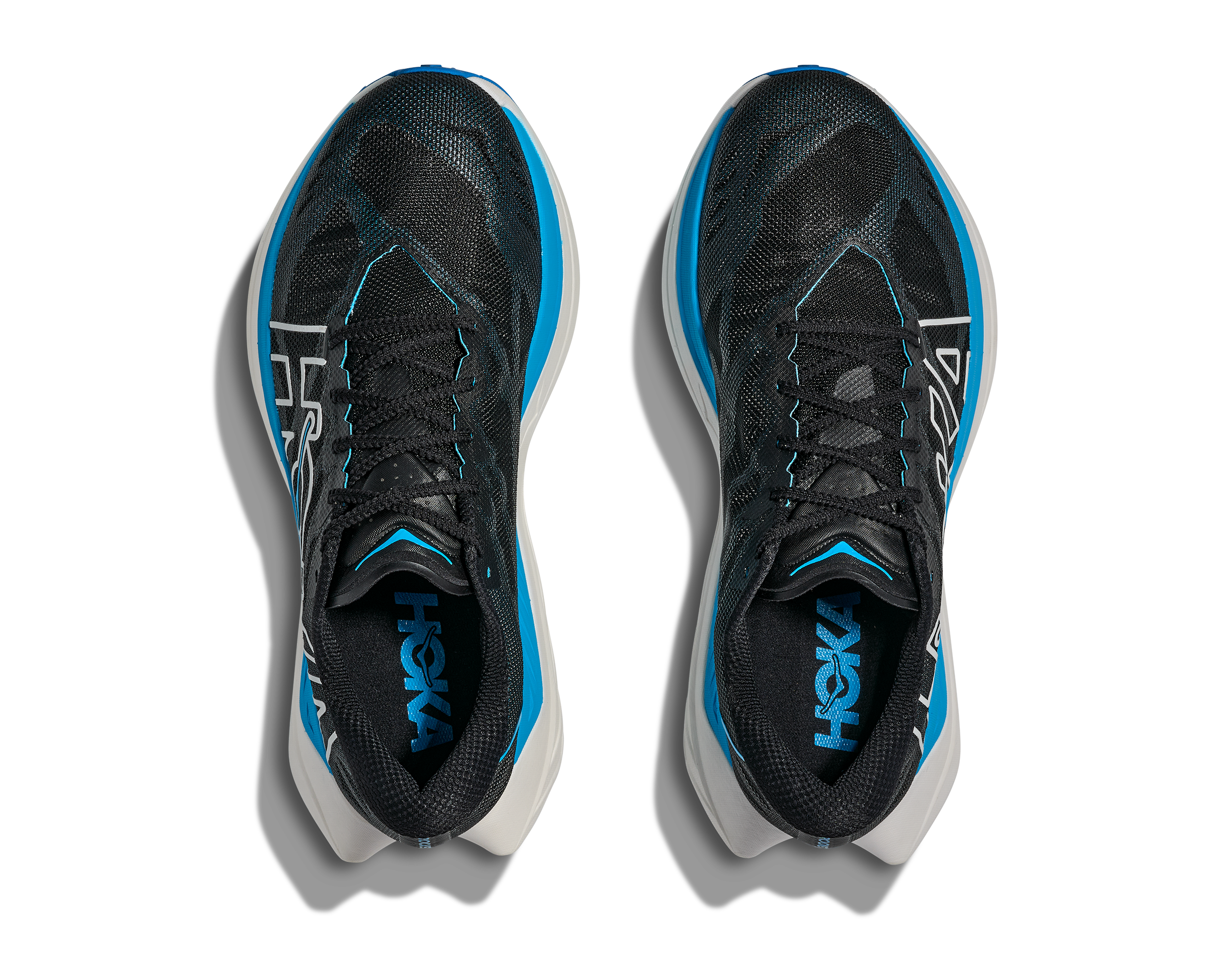 Hoka Women's Rocket X Trail (BKSK - Black/Skyward Blue)