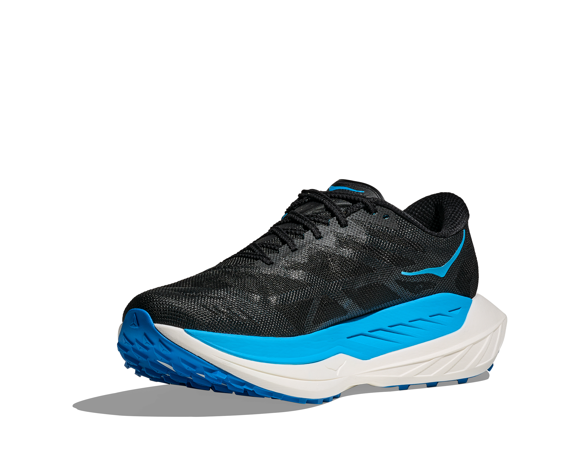 Hoka Men's Rocket X Trail (BKSK - Black/Skyward Blue)