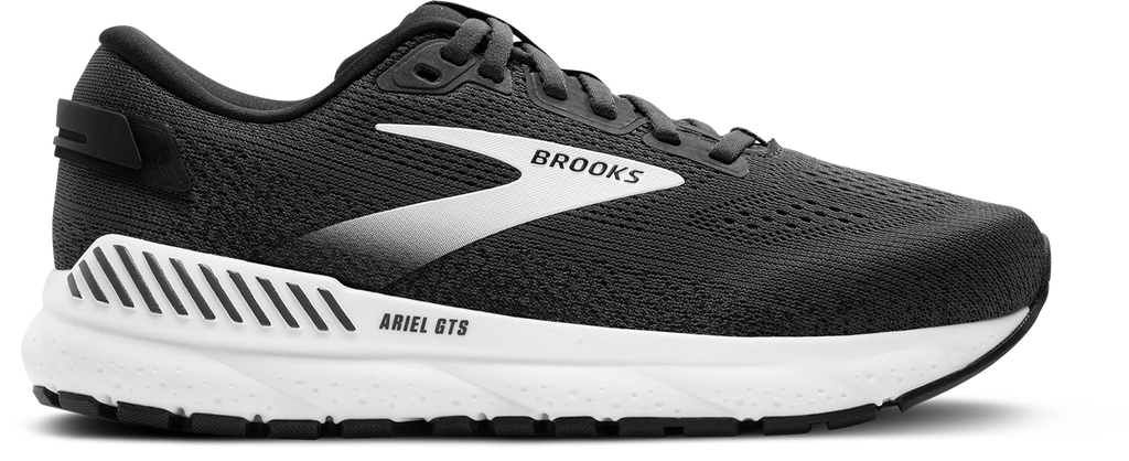 BROOKS Women's Ariel GTS 24 WIDE (016 - Ebony/Black/White)