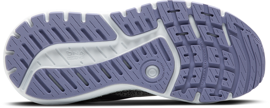 BROOKS Women's Ariel GTS 24 (080 - Mercury/Ebony/Sweet Lavender)
