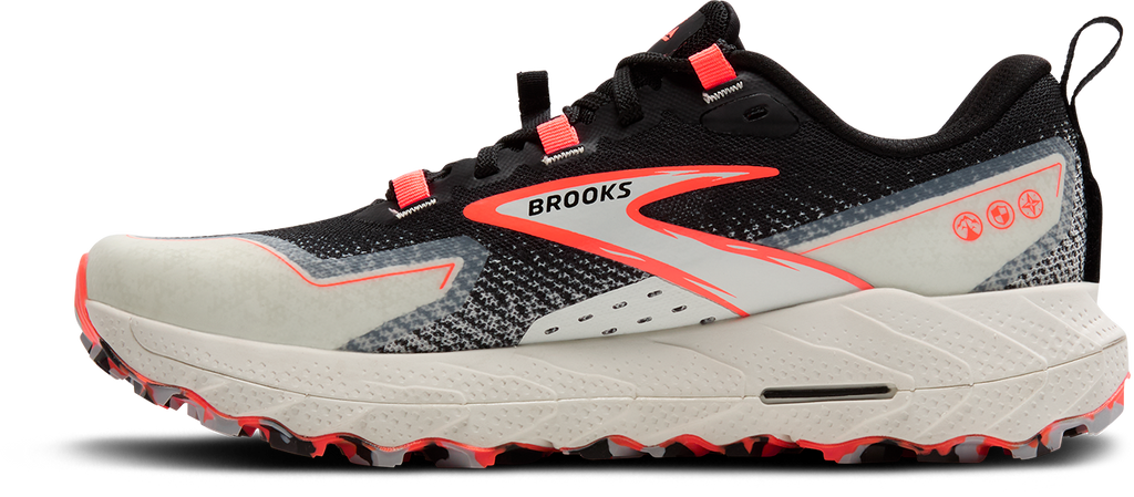 BROOKS Women's Cascadia 18 (011 - Black/Blue Wash/Flame)