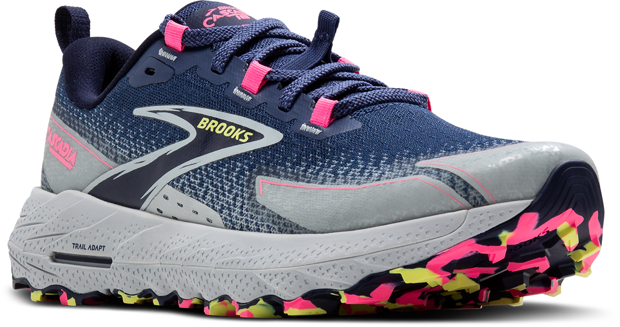 BROOKS Women's Cascadia 18 (476 - Oceana/Pearl Blue/Pink)