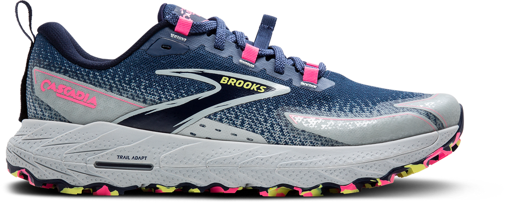 BROOKS Women's Cascadia 18 (476 - Oceana/Pearl Blue/Pink)