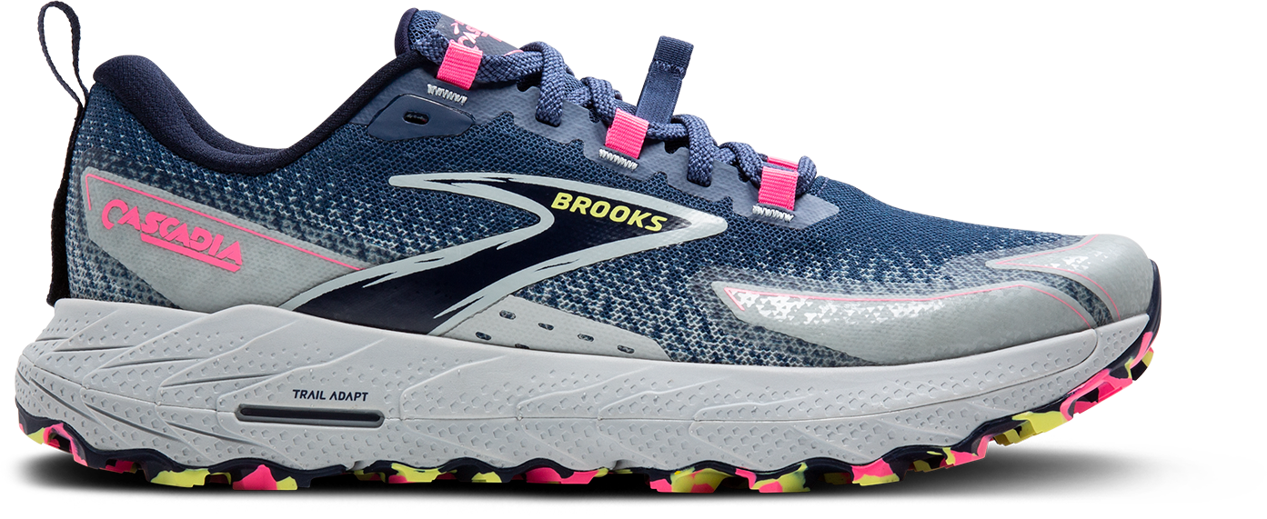 BROOKS Women's Cascadia 18 (476 - Oceana/Pearl Blue/Pink)