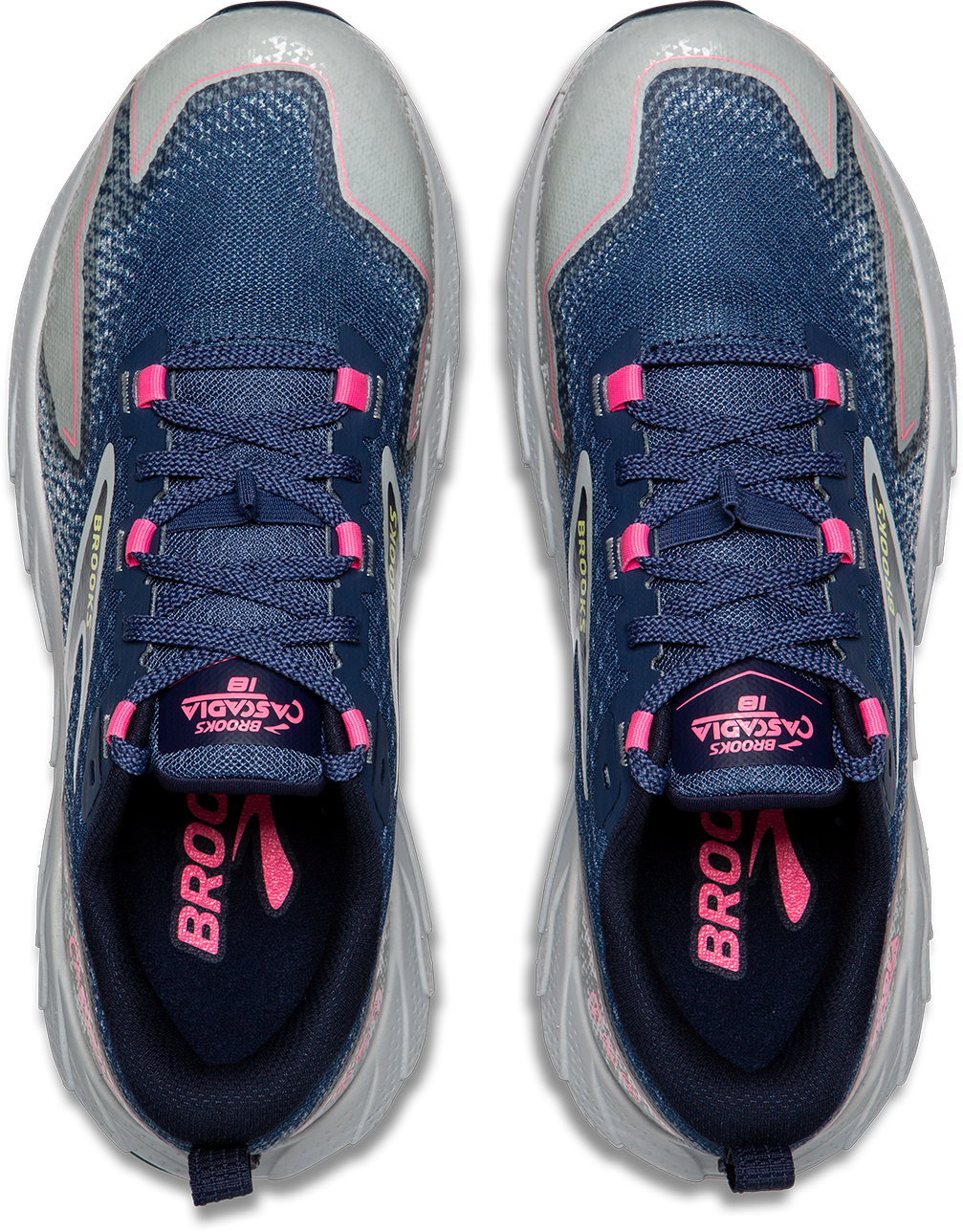 BROOKS Women's Cascadia 18 (476 - Oceana/Pearl Blue/Pink)