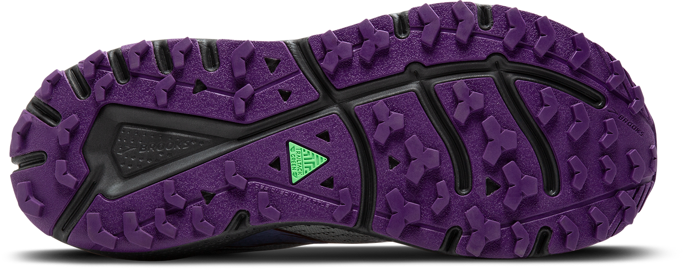 BROOKS Women's Divide 5 (080 - Mercury/Ebony/Sweet Lavender)