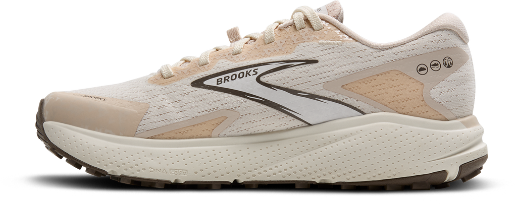 BROOKS Women's Divide 5 (151 - Coconut/Almond Peach/Falcon)