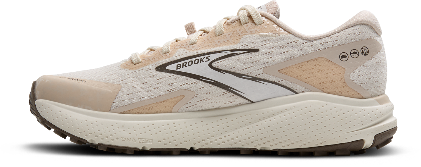BROOKS Women's Divide 5 (151 - Coconut/Almond Peach/Falcon)