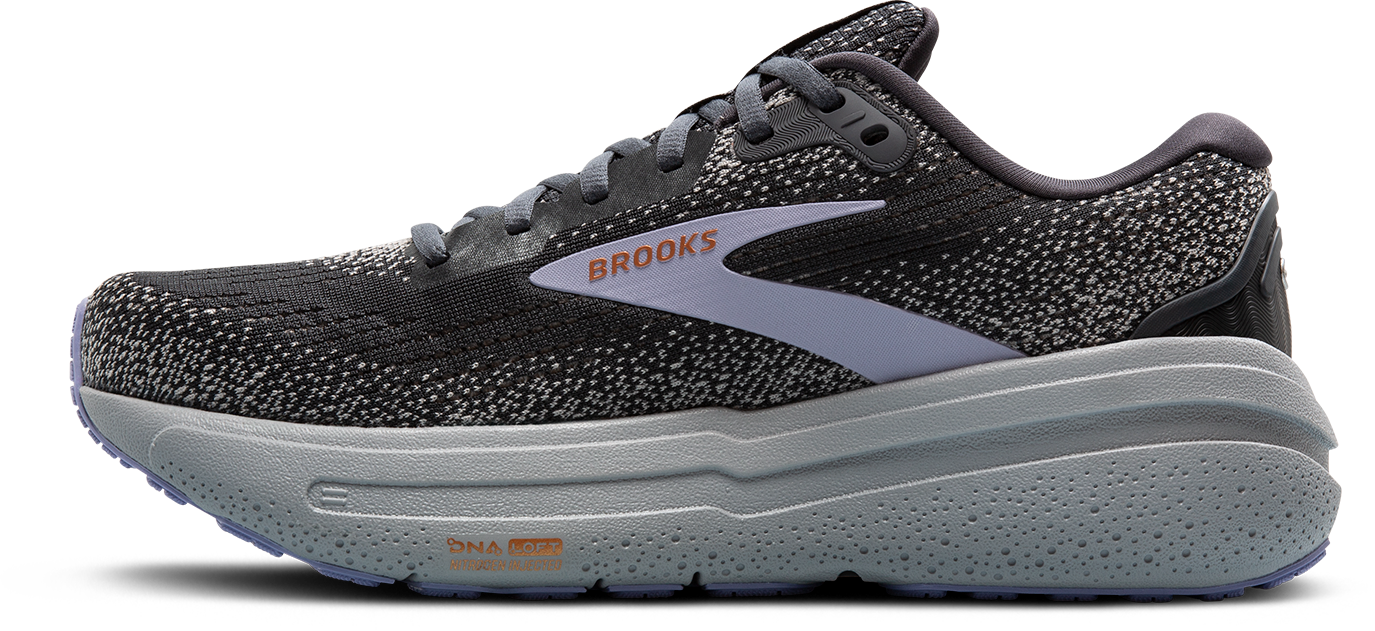 BROOKS Women's Ghost Max 2 (005 - Ebony/Sweet Lavender/Alloy)