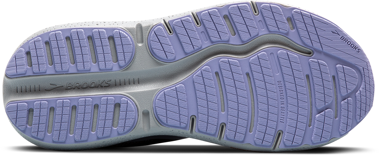 BROOKS Women's Ghost Max 2 (005 - Ebony/Sweet Lavender/Alloy)