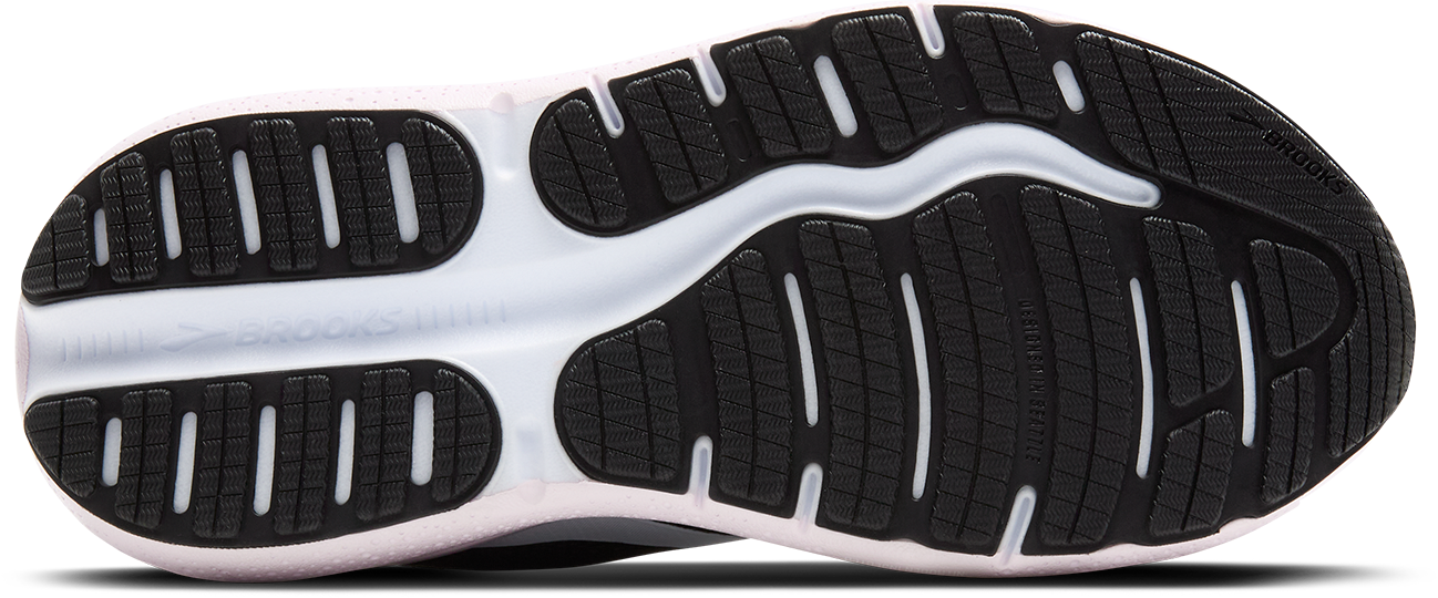 BROOKS Women's Ghost Max 2 (077 - Black/White/Orchid Ice)