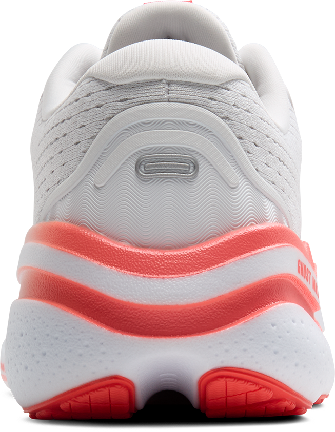 BROOKS Women's Ghost Max 2 (174 - White/Hot Coral)