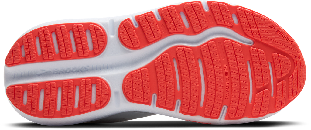 BROOKS Women's Ghost Max 2 (174 - White/Hot Coral)