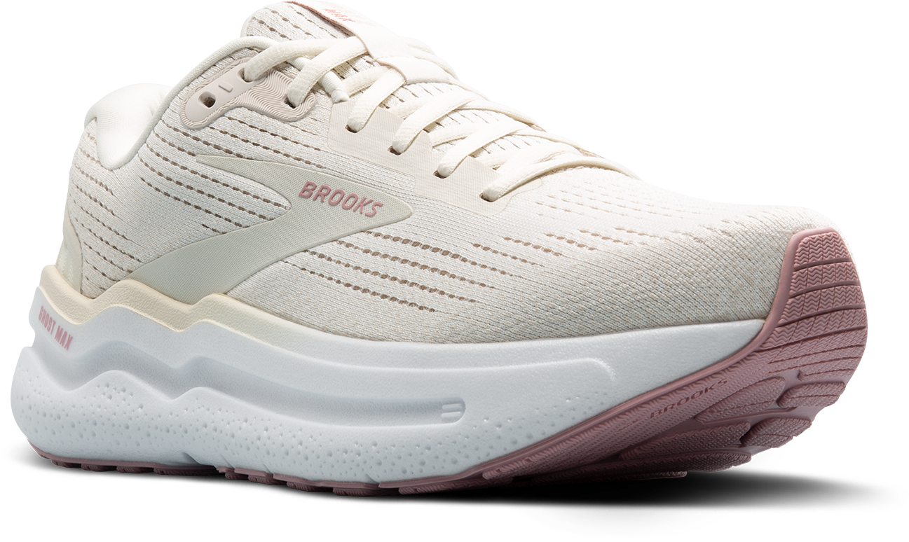 BROOKS Women's Ghost Max 2 (190 - Coconut Milk/Gray/Zephyr)