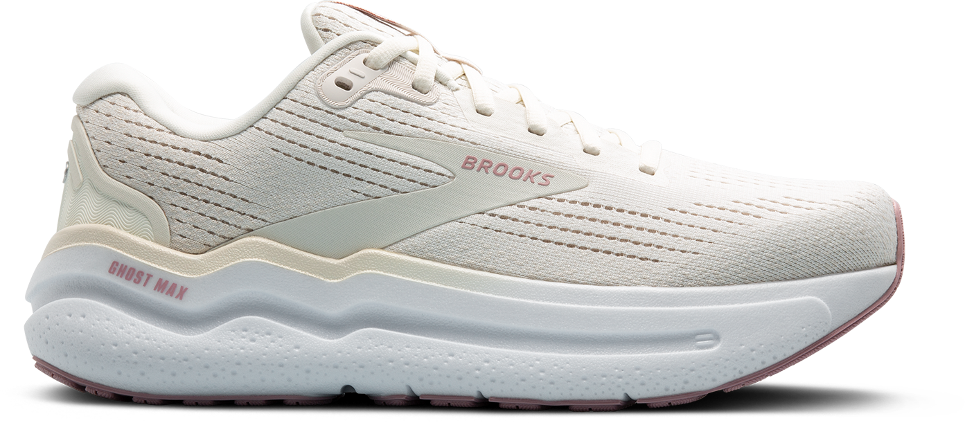 BROOKS Women's Ghost Max 2 (190 - Coconut Milk/Gray/Zephyr)