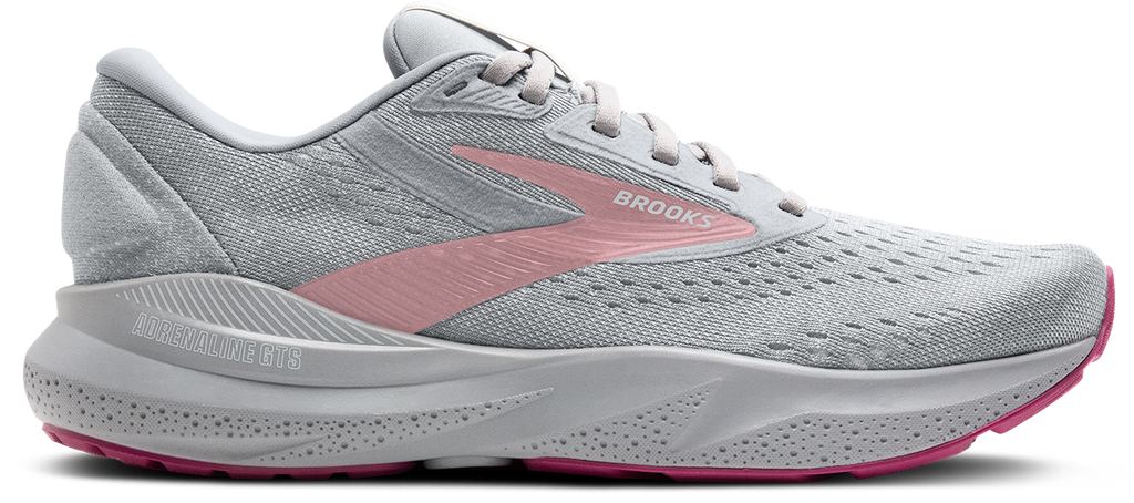 BROOKS Women's Adrenaline GTS 24 (019 - Alloy/White/Zephyr)