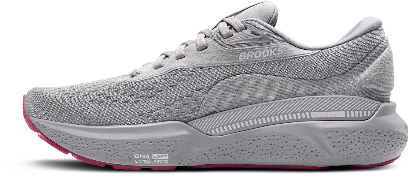 BROOKS Women's Adrenaline GTS 24 (019 - Alloy/White/Zephyr)