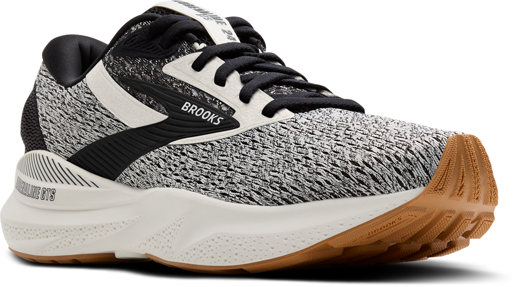 BROOKS Women's Adrenaline GTS 24 (132 - Coconut/Black/Biscuit)