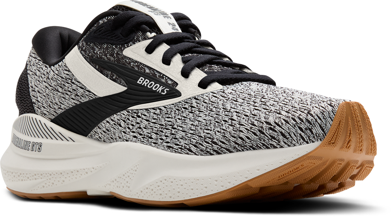 BROOKS Women's Adrenaline GTS 24 (132 - Coconut/Black/Biscuit)