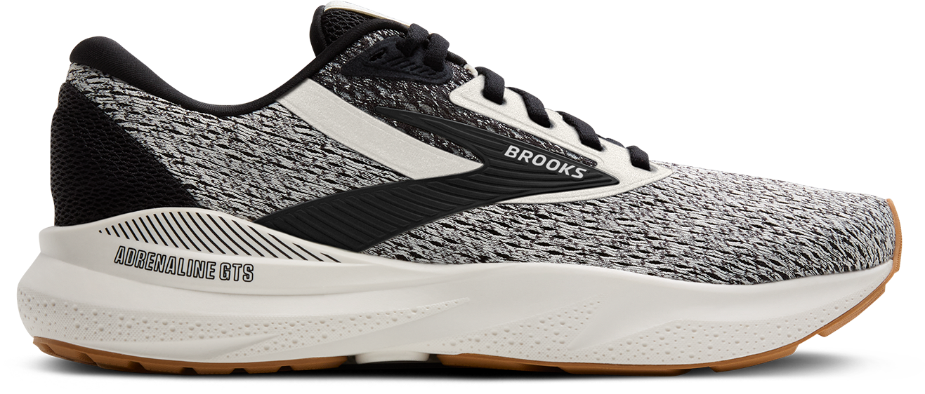 BROOKS Women's Adrenaline GTS 24 (132 - Coconut/Black/Biscuit)