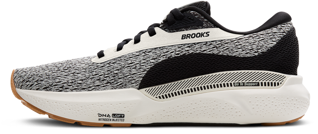 BROOKS Women's Adrenaline GTS 24 (132 - Coconut/Black/Biscuit)