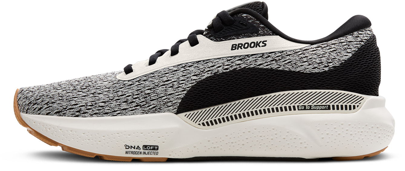 BROOKS Women's Adrenaline GTS 24 (132 - Coconut/Black/Biscuit)