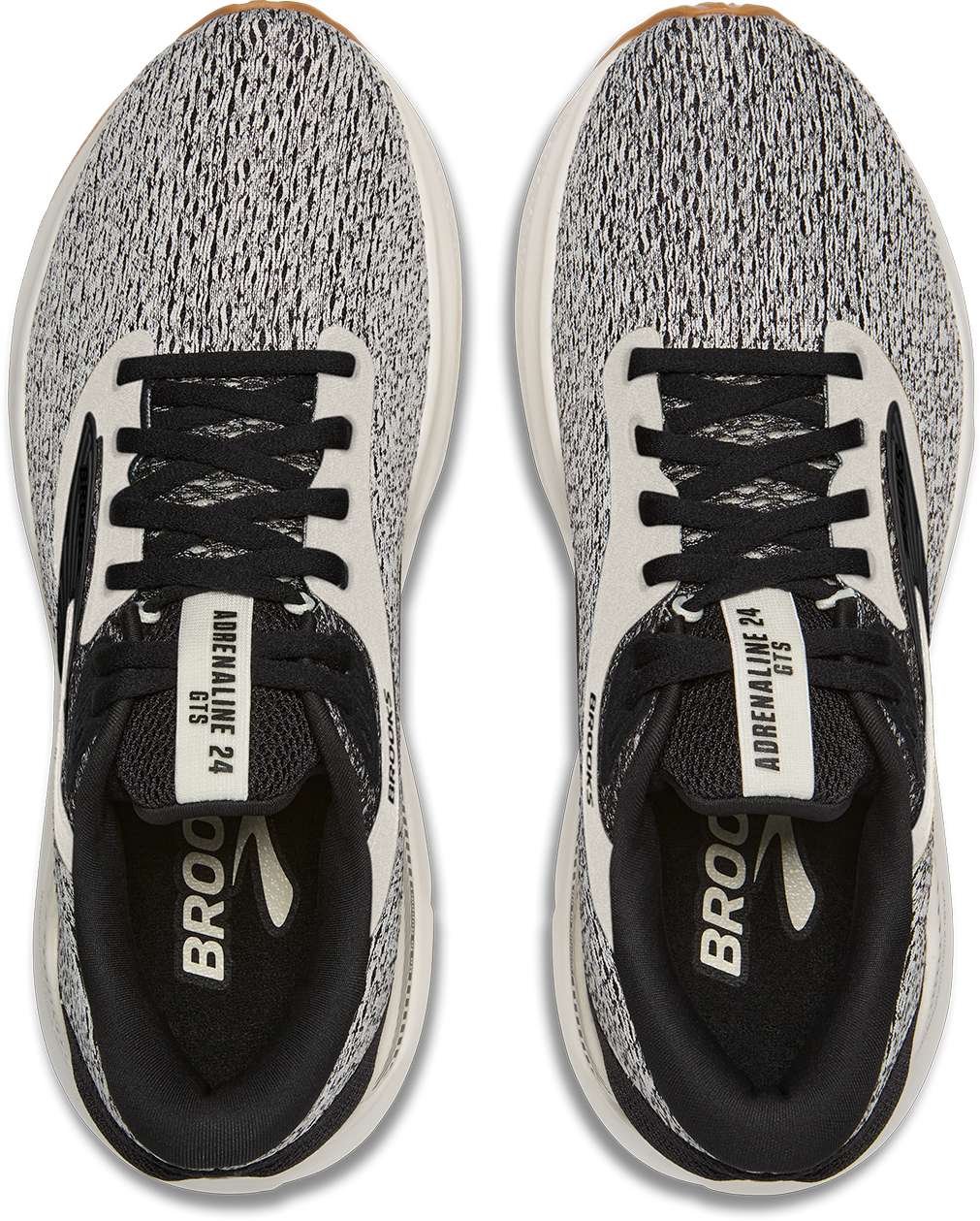 BROOKS Women's Adrenaline GTS 24 (132 - Coconut/Black/Biscuit)