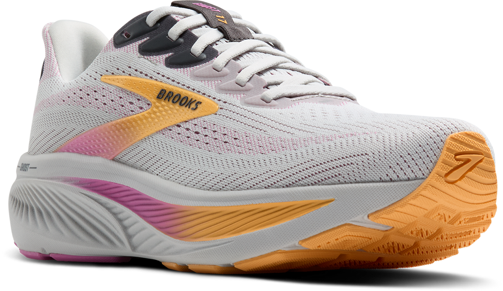 BROOKS Women's Ghost 17 (070 - Oyster/Apricot/Pink)