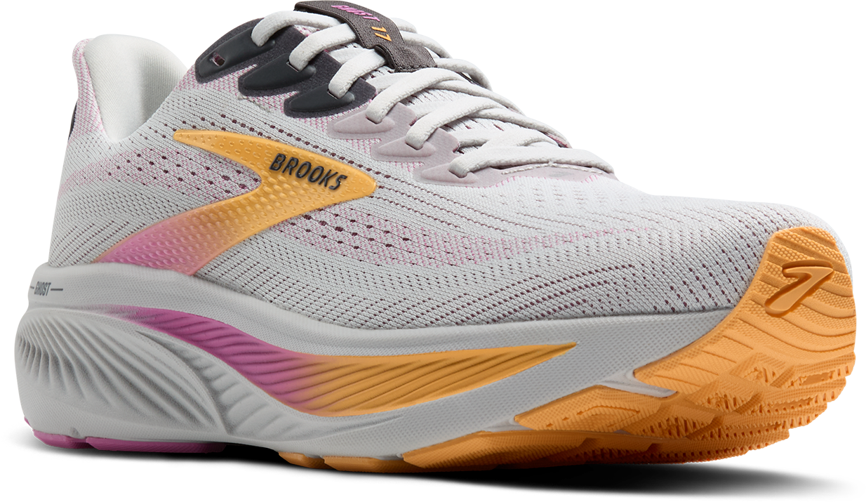BROOKS Women's Ghost 17 (070 - Oyster/Apricot/Pink)