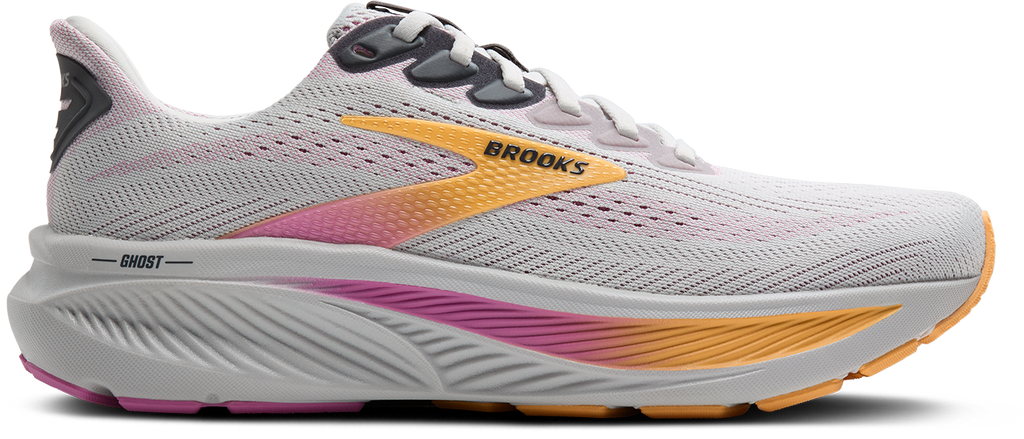 BROOKS Women's Ghost 17 (070 - Oyster/Apricot/Pink)