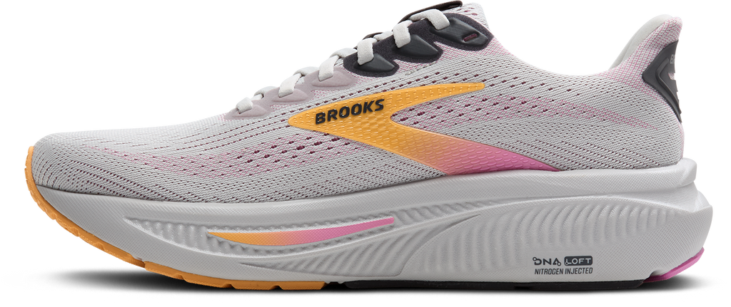BROOKS Women's Ghost 17 (070 - Oyster/Apricot/Pink)