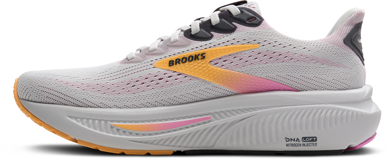 BROOKS Women's Ghost 17 (070 - Oyster/Apricot/Pink)