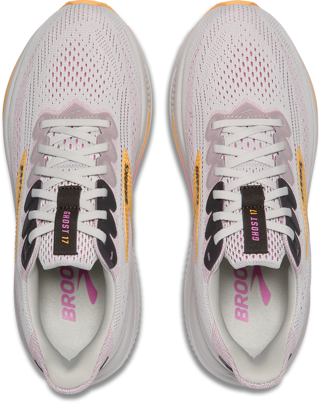 BROOKS Women's Ghost 17 (070 - Oyster/Apricot/Pink)
