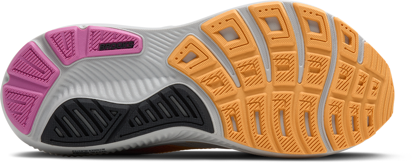 BROOKS Women's Ghost 17 (070 - Oyster/Apricot/Pink)