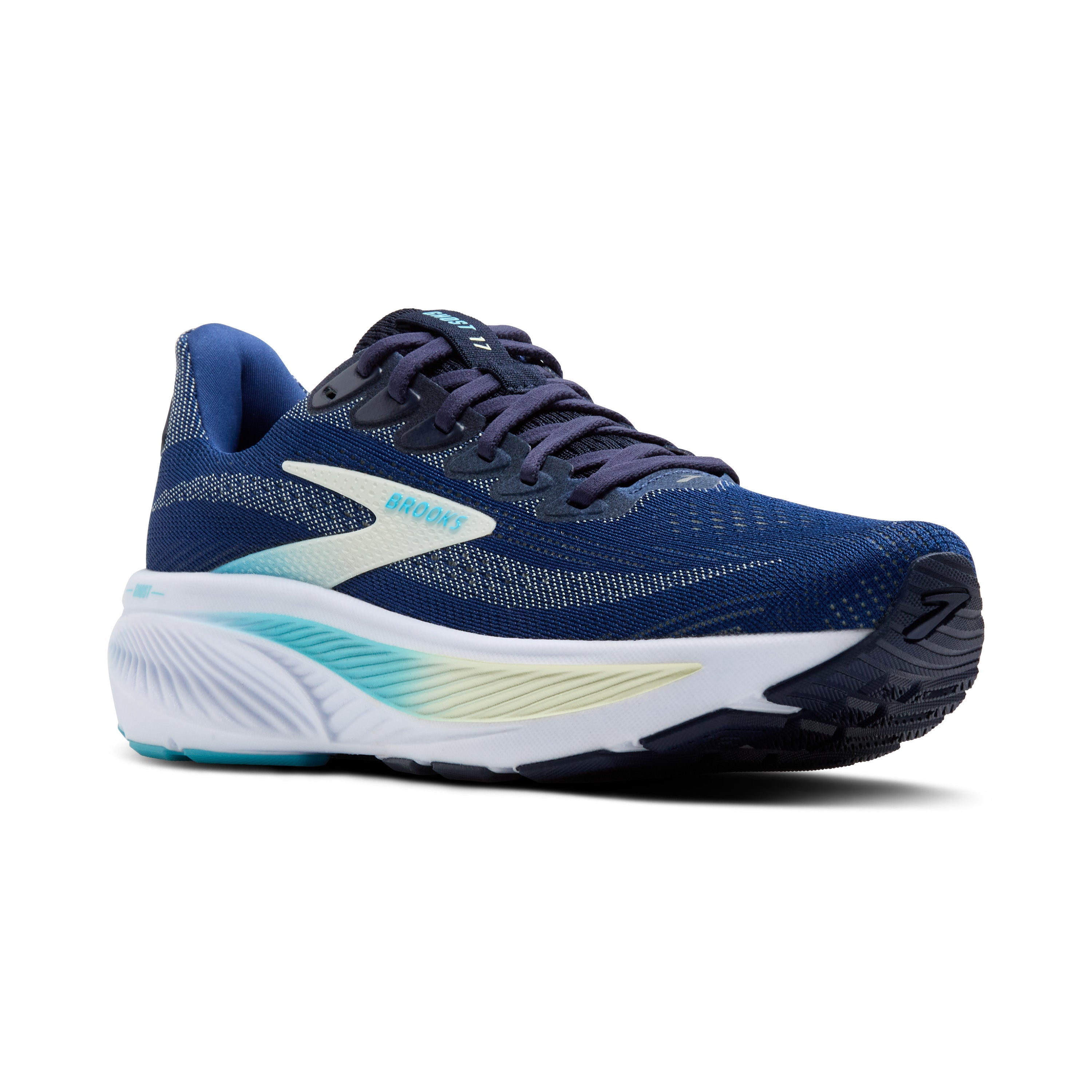 BROOKS Women's Ghost 17 (458 - Navy/Green/Turquoise)