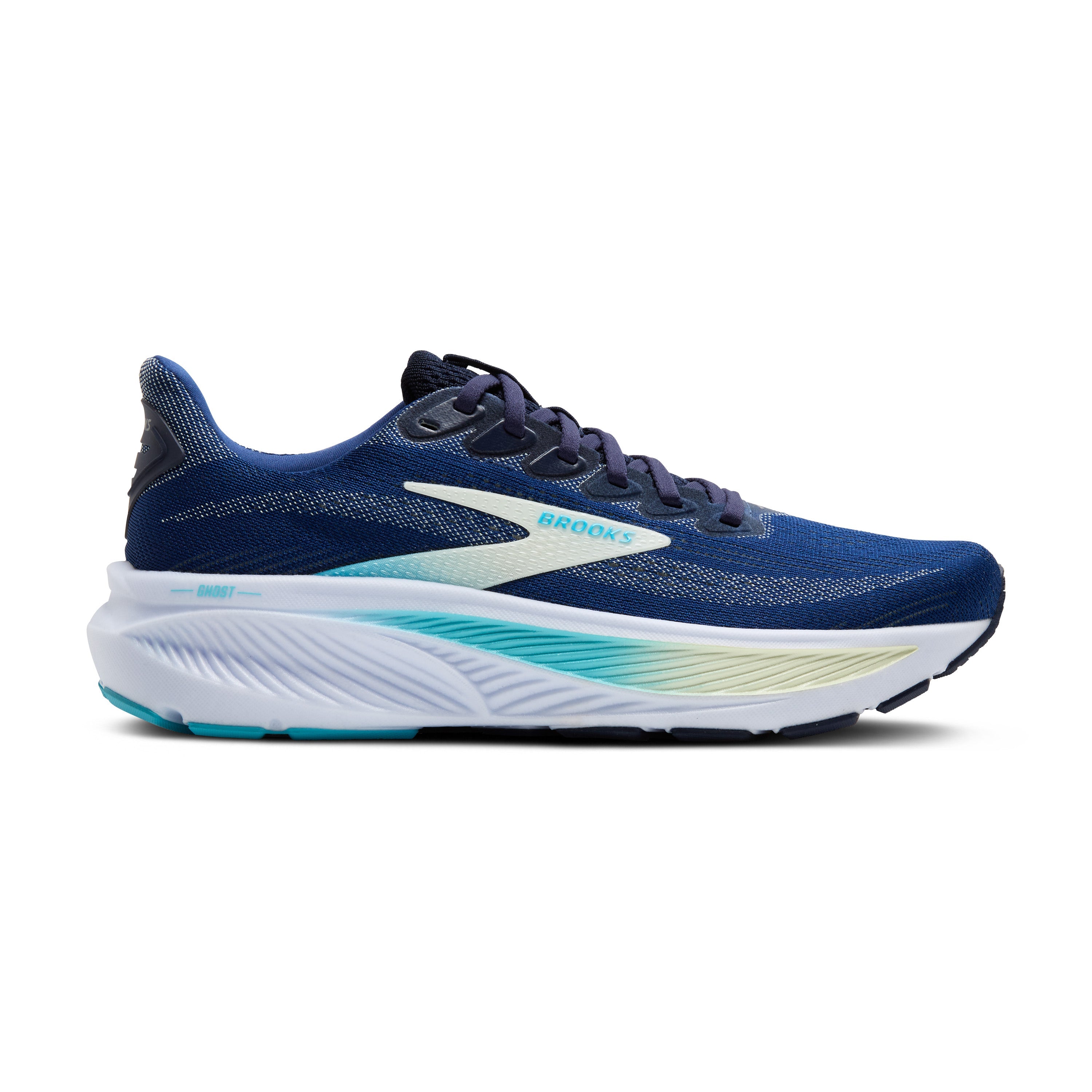BROOKS Women's Ghost 17 (458 - Navy/Green/Turquoise)