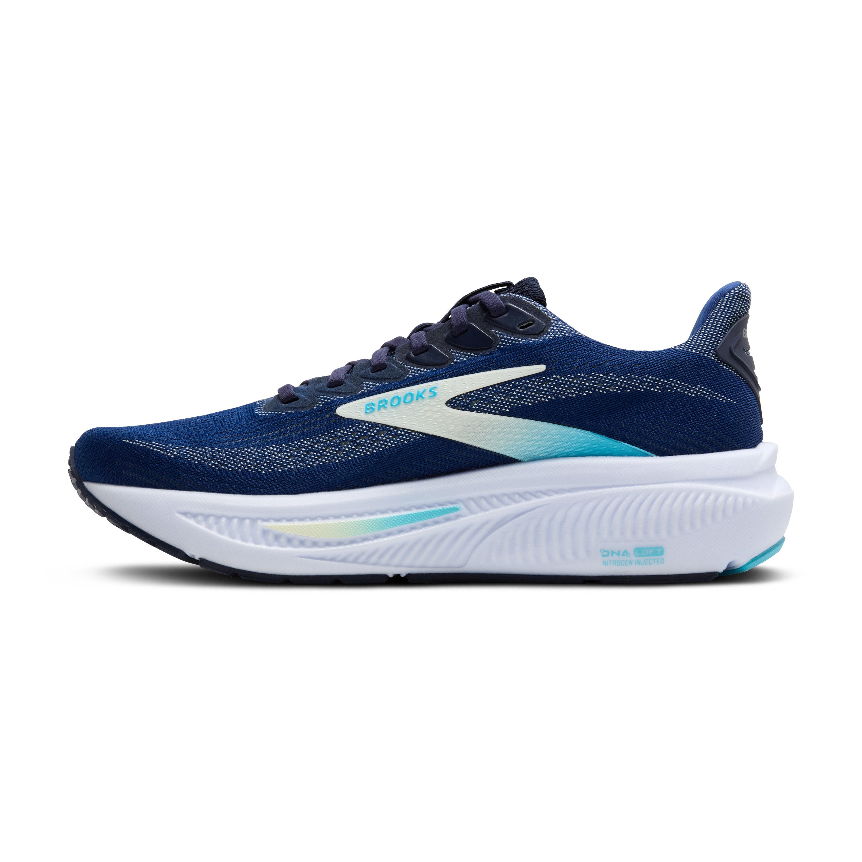 BROOKS Women's Ghost 17 (458 - Navy/Green/Turquoise)
