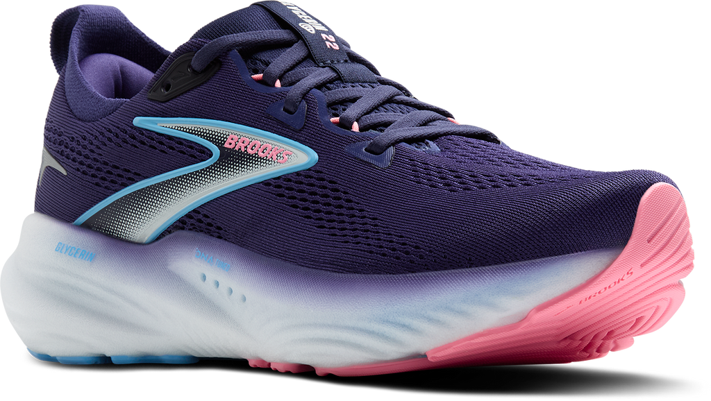 BROOKS Women's Glycerin 22 (429 - Blue Ribbon/Peacoat/Dianthus)